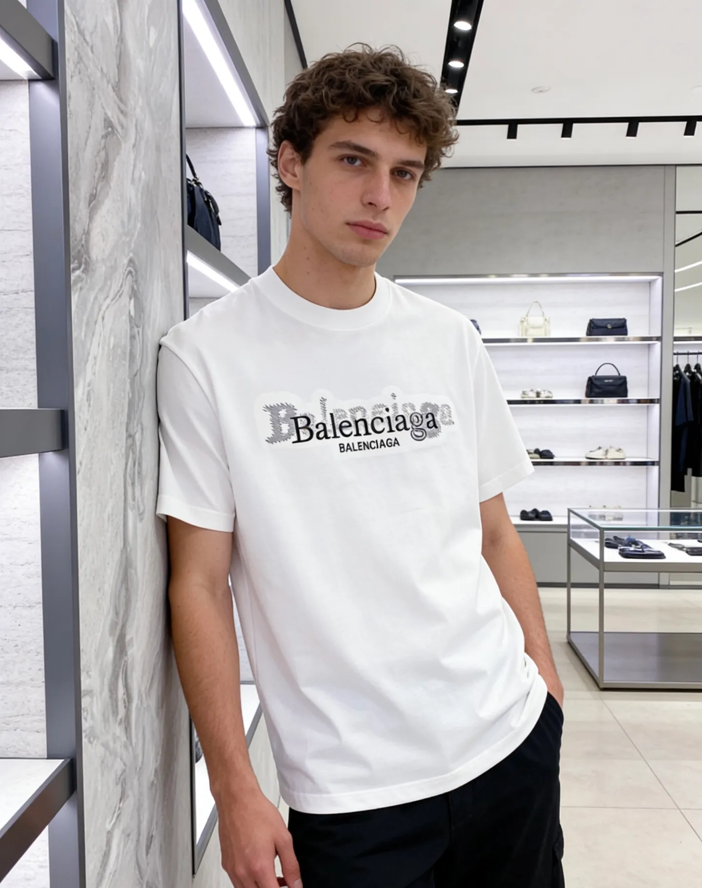 2026 New Arrival New Arrival T Premium ！ logo Premium . . . . . ！ ：Black White Sizes：M 3XL